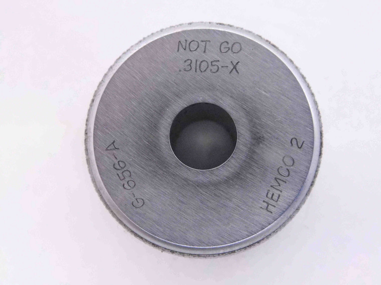 .3105 CLASS X MASTER PLAIN BORE RING GAGE .3125 -.0020 UNDERSIZE 5/16 8 mm - MW3747AH5