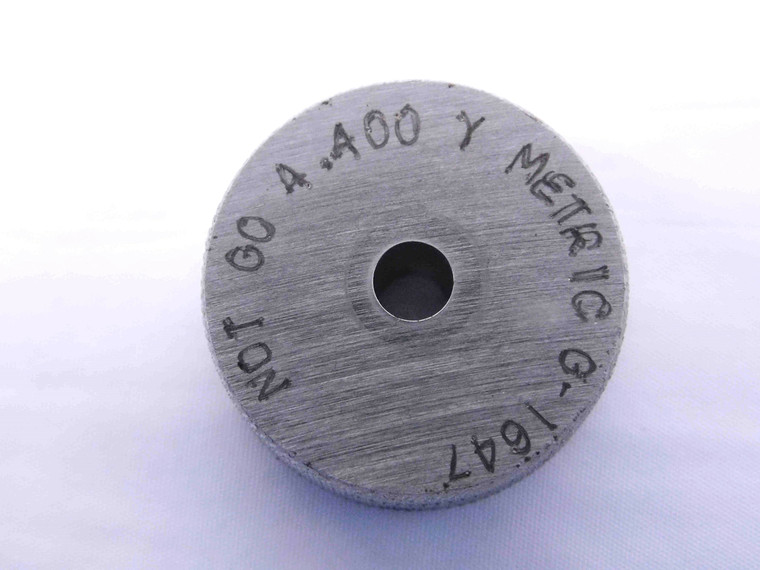 4.400 CLASS Y MASTER PLAIN BORE RING GAGE 4.000 +.400 OVERSIZE 4 mm .1732 4.40 - MW3755AH5
