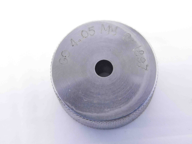 4.050 MASTER PLAIN BORE RING GAGE 4.000 +.050 OVERSIZE 4 mm .1594 4.05 - MW3765AH5