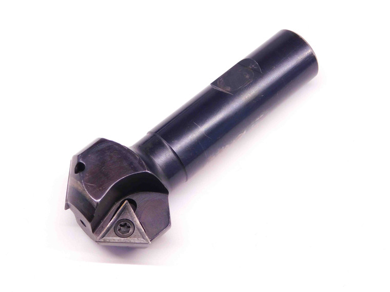 ISCAR 5/8 - 1.41 DIA. CHAMFER INDEXABLE END MILL E45 D.62-W.75 3/4 SHANK 2 FL - BR9319CB4