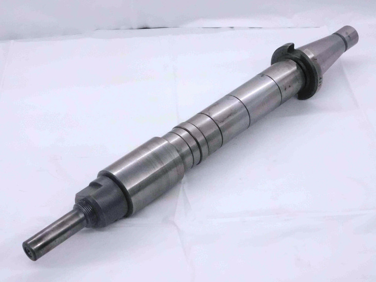 NMTB40 1" PILOT O.D. 1/4 KEY WIDTH STUB ARBOR TOOL HOLDER EXTENDED 14" PROJ. 1.0