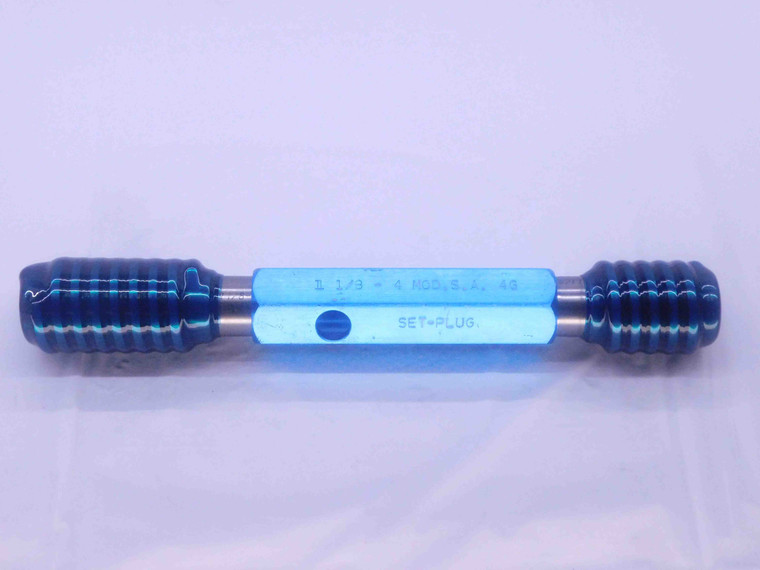 1 1/8 4 SA 4G MOD STUB ACME SET THREAD PLUG GAGE 1.125 GO NO GO = 1.0692 1.0620 - DW33971CT4