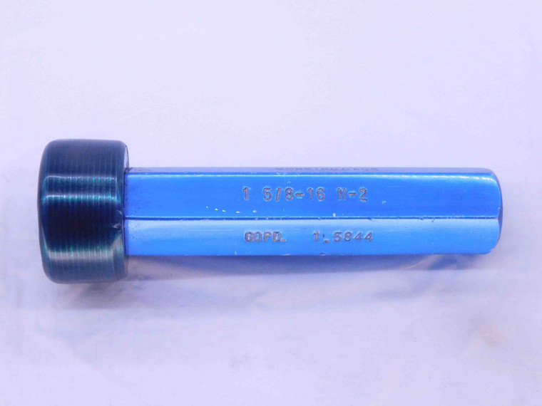 1 5/8 16 N 2 THREAD PLUG GAGE 1.625 GO ONLY P.D. = 1.5844 UN-2 2B OR 3B CHECK - DW34017AD5