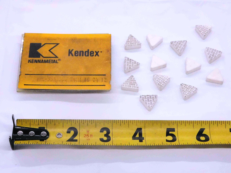 13pcs KENNAMETAL TNG-33 TNGN 16 04 12 K060 CERAMIC TURNING INSERTS 160412 - MW3980CT4