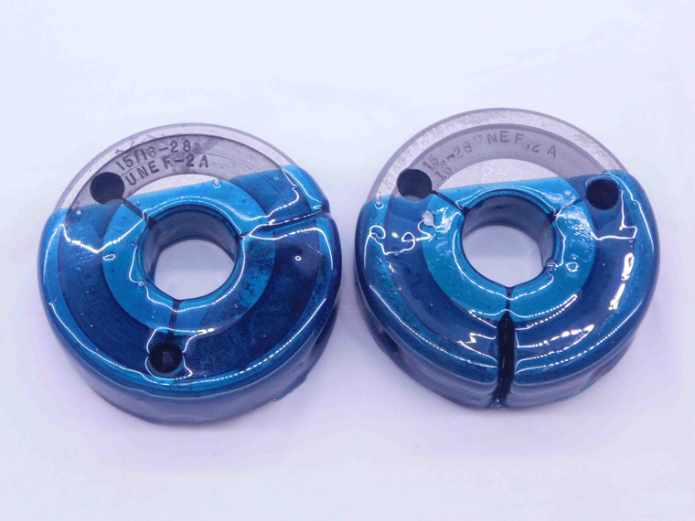 15/16 28 UNEF 2A THREAD RING GAGES .9375 GO NO GO P.D.'S = .9131 & .9091 CHECK - DW34132CT4
