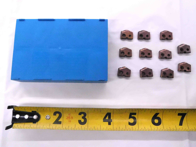 11pcs NEW AMEC 101102-1REV.0(0) 9/16" O.D. SERIES #0 CARBIDE SPADE DRILL INSERTS - MW4046CT4