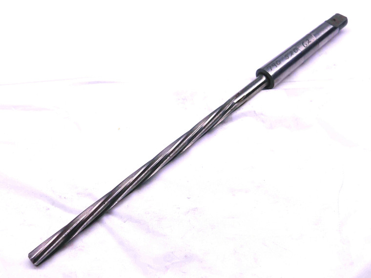 0.2485 OD HSS REAMER MT1 SHANK SPIRAL 6 FL .2485 1/4 .2500 -.0015 UNDERSIZE - CL0072BD4
