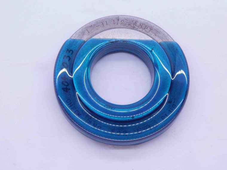 1" 11 1/2 ANPT L1 MASTER PIPE THREAD RING GAGE 1.0 1.00 1.000 1.0000 A.N.P.T. - DW34169AM4