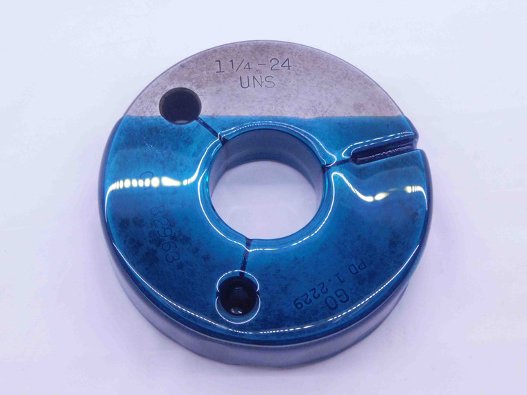 1 1/4 24 UNS THREAD RING GAGE 1.25 1.250 1.2500 GO ONLY P.D. = 1.2229 3A CHECK - DW34173AM4