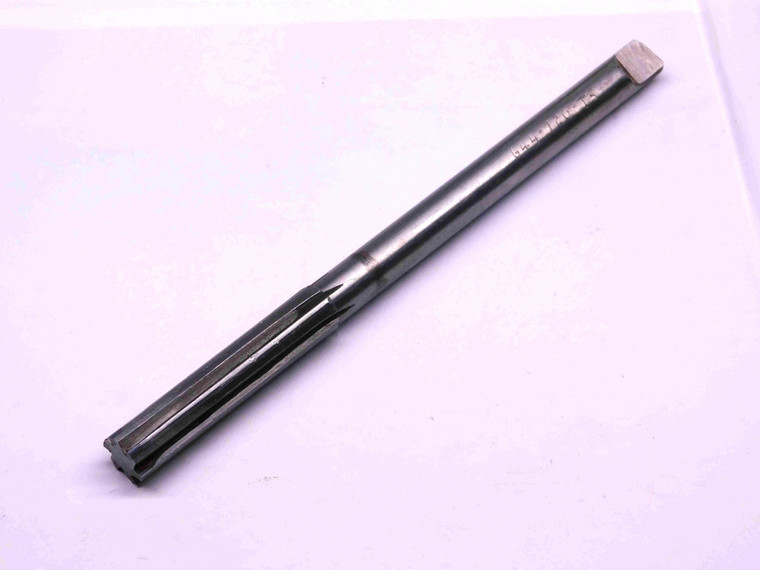 0.49 OD HSS CARBIDE TIPPED REAMER 6 FL .49 .4900 1/2 .5000 -.0100 UNDERSIZE - CL0290BT4