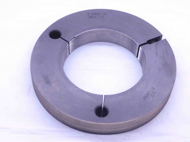 3.680 16 UNS 2A THREAD RING GAGE 3.68 3.6800 NO GO ONLY P.D. = 3.6319 CHECK - DW34350AY5