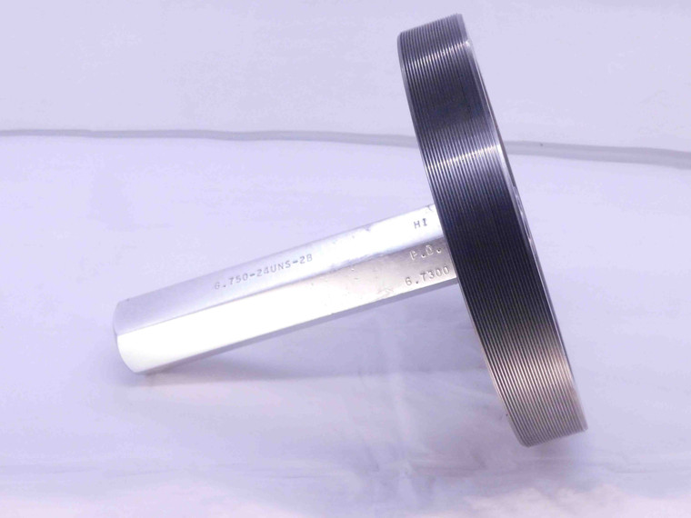 6 3/4 24 UNS 2B THREAD PLUG GAGE 6.75 6.750 6.7500 NO GO ONLY P.D. = 6.7300 - DW34352AY5