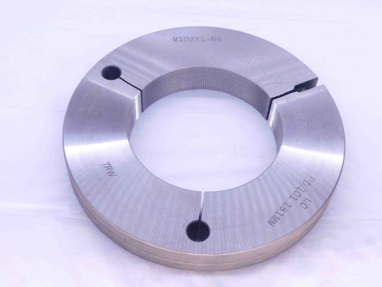 M102 X 1 6g METRIC THREAD RING GAGE 102 1.0 NO GO ONLY P.D. = 101.181 - DW34354AY5