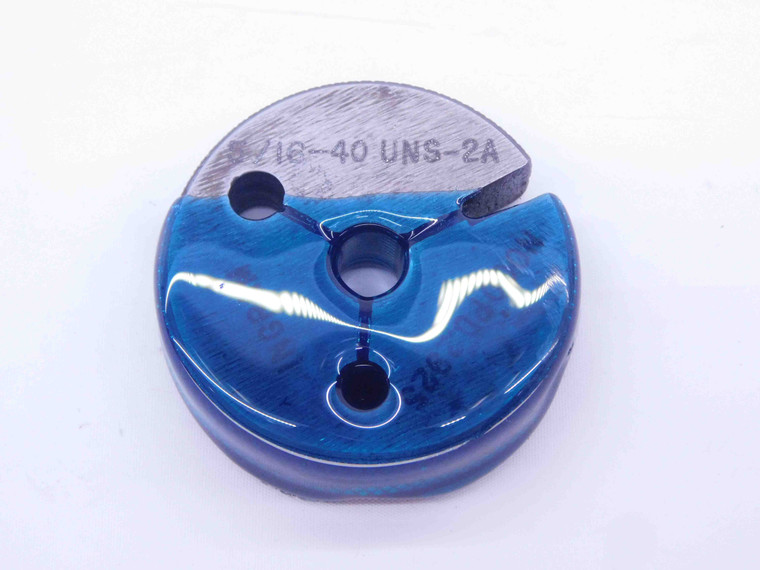 5/16 40 UNS 2A THREAD RING GAGE .3125 NO GO ONLY P.D. = .2925 INSPECTION CHECK - DW34388CE4