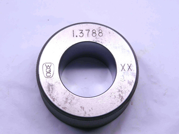 1.3788 CLASS XX MASTER PLAIN BORE RING GAGE 1.3750 +.0038 OVERSIZE 1 3/8 35 mm - CL0476AG5