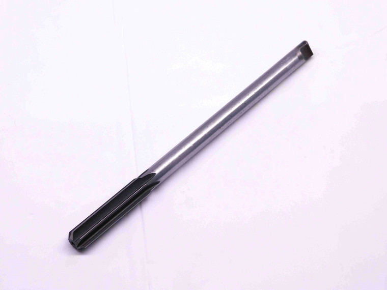 0.4361 O.D. HSS CHUCKING REAMER 6 FLUTE .4361 7/16 .4375 -.0014 UNDERSIZE 11 mm - CL0593BD4