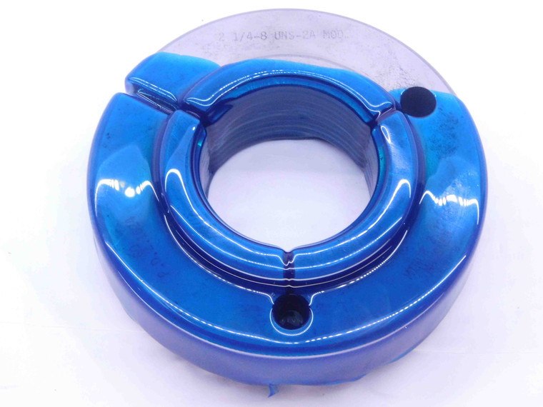 2 1/4 8 UNS 2A MODIFIED THREAD RING GAGE 2.25 2.250 2.2500 GO ONLY P.D. = 2.1624 - DW34478LVR