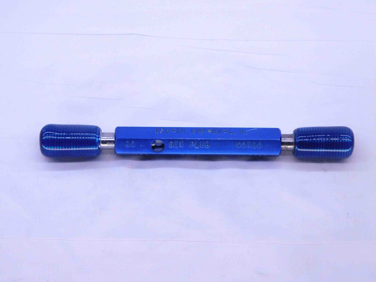 1/2 20 UNF 2A LEFT HAND PREPLATE SET THREAD PLUG GAGE .5 GO NO GO = .4650 .4611 - DW34480LVR