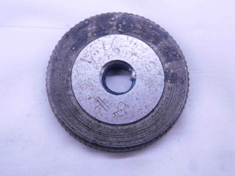 BUDGET 1/16 27 NPT L1 PIPE THREAD RING GAGE .0625 N.P.T. NATIONAL TAPER CHECK - DW34485AP5