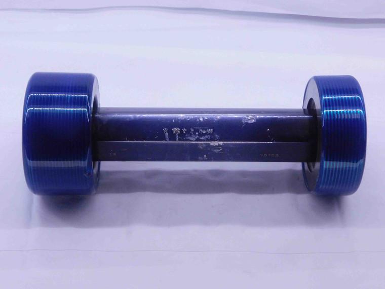 M75 X 2 6H METRIC THREAD PLUG GAGE 75 2.0 GO NO GO P.D.'S = 73.701 & 73.937 - DW34529AP5