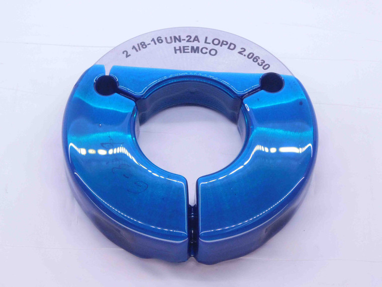2 1/8 16 UN 2A SPECIAL THREAD RING GAGE 2.125 2.1250 NO GO ONLY P.D. = 2.0630 - DW34544CT4