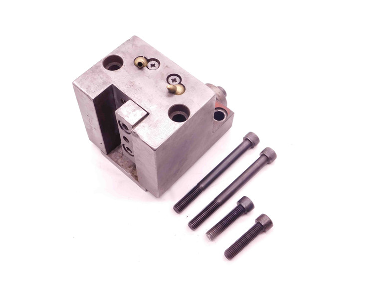 1" TURNING STATIC TOOL HOLDER BLOCK 70mm X 90mm BOLT HOLE PATTERN COOLANT THRU - BR9703CP4