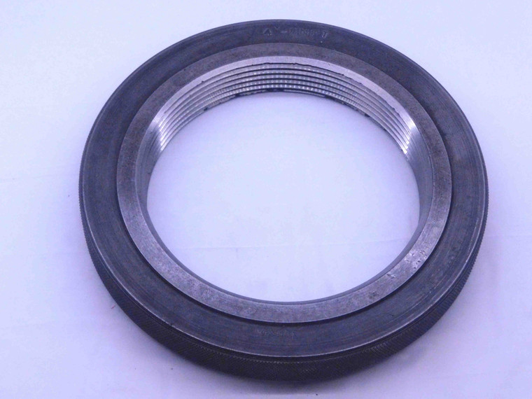 4" 8 NPT L1 PIPE THREAD RING GAGE 4.0 4.00 4.000 4.0000 N.P.T. NATIONAL TAPER - DW34680AG5