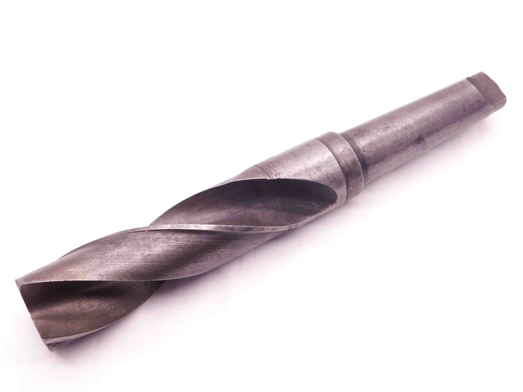 2 3/16 O.D. HSS FLAT BOTTOM TWIST DRILL BIT MORSE TAPER #5 SHANK 2.1875 MT5