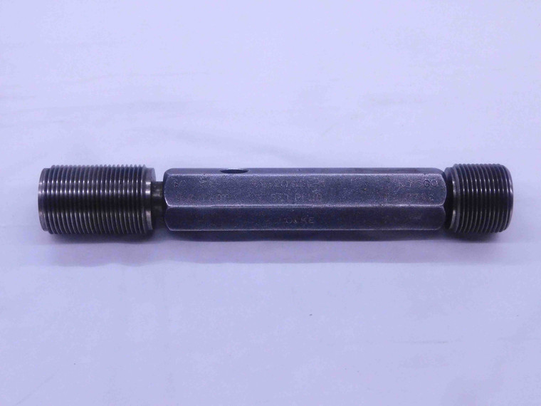 13/16 20 NEF 3 SET THREAD PLUG GAGE .8125 GO NO GO P.D.'S = .7800 & .7768 CHECK - DW34725AC5
