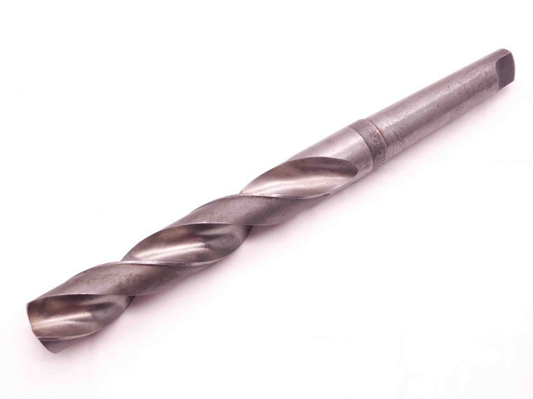 AMPCO 1 23/64 O.D. HSS FLAT BOTTOM DRILL BIT MORSE TAPER #4 SHANK 1.3593 MT4 - BR9758CM4