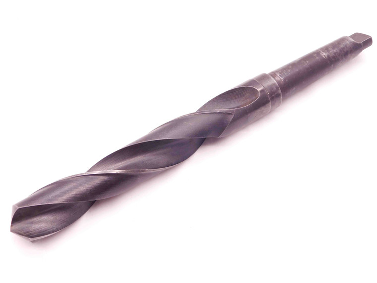 1 11/64 O.D. HSS TWIST DRILL BIT MORSE TAPER #3 SHANK 6 1/2 LOC 1.1718 MT3 - BR9769CM4