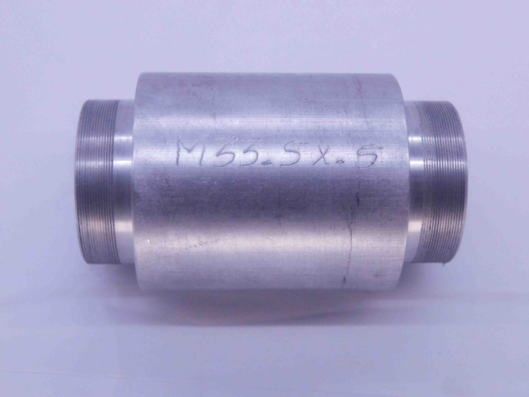 SHOP MADE M33.5 X .5 ALUMINUM THREAD PLUG GAGE 33.5 0.5 GO AND NO GO INSPECTION - DW34768BD5