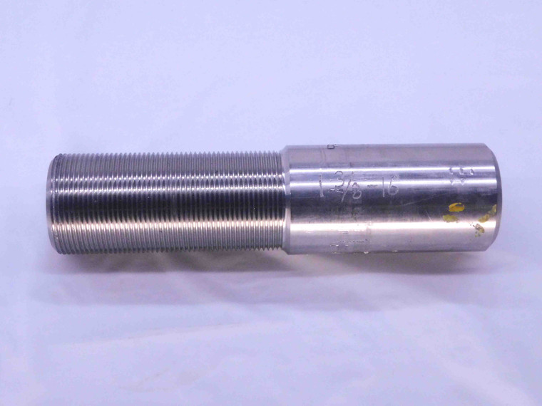 SHOP MADE 1 3/8 16 THREAD PLUG GAGE 1.375 1.3750 1 3/8"-16 INSPECTION CHECK - DW34813CT4