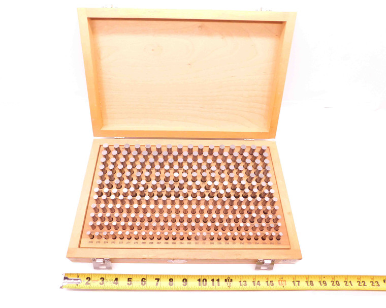 MEYER GAGE CO COMPLETE PLUG GAGE SET 0.251 - 0.500" RANGE 250 PCS M-2 MINUS USA
