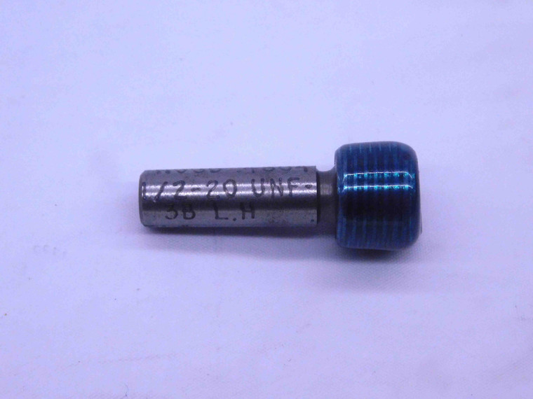 1/2 20 UNF 3B LEFT HAND PREPLATE THREAD PLUG GAGE .5 NO GO ONLY P.D. = .4804 - DW34831LVR