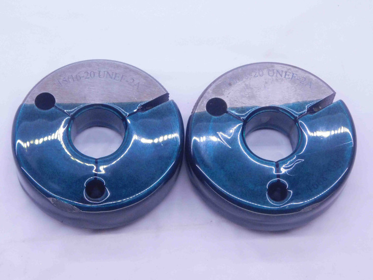 15/16 20 UNEF 2A VERMONT THREAD RING GAGES .9375 GO NO GO P.D.'S = .9036 & .8991 - DW34836BF5