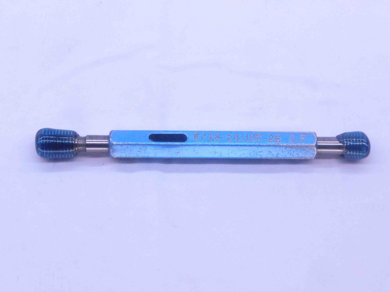 5/16 24 UNF 2B BEFORE PLATE THREAD PLUG GAGE .3125 GO NO GO PD'S = .2879 & .2928 - DW34923CT4