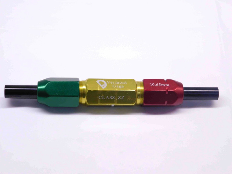 10.570 & 10.650 CL ZZ mm PIN PLUG GAGE GO NOGO 10.500 +.070 11 .4161 10.57 10.65 - DM0001OB4