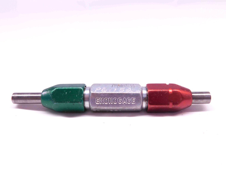 .2500 & .2600 PIN PLUG GAGE GO NO GO ONSIZE 1/4 6.350 mm .250 .260 INSPECTION - DM0035CT4