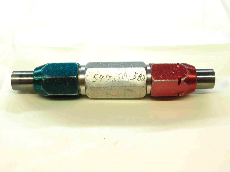 .5770 & .5820 PIN PLUG GAGE GO NO GO .5781 -.0011 37/64 14.783 mm .577 .582 - RF0022CT4