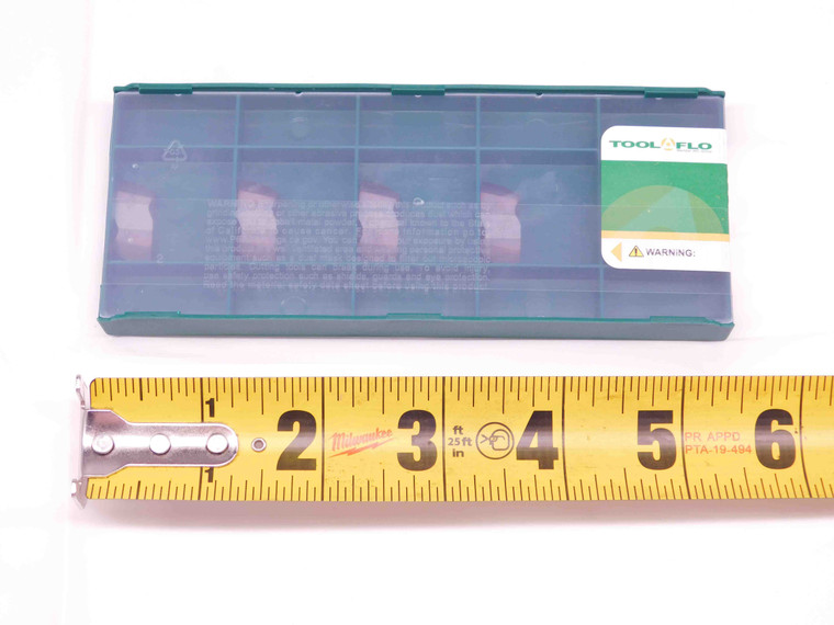 5pcs TOOL FLO FLT-3L-HCB AC22R TiAlN CARBIDE INSERTS 6-20 EXT TPI / 5-12 INT TPI - DM0097TFLO