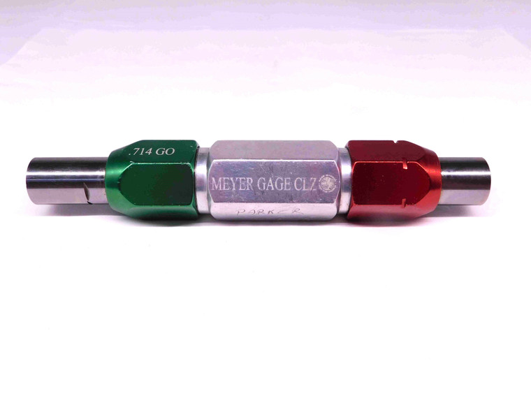 .7140 & .7240 PIN PLUG GAGE GO NO GO .7188 -.0048 23/32 18 mm .714 .724 CHECK - EA0054CT4