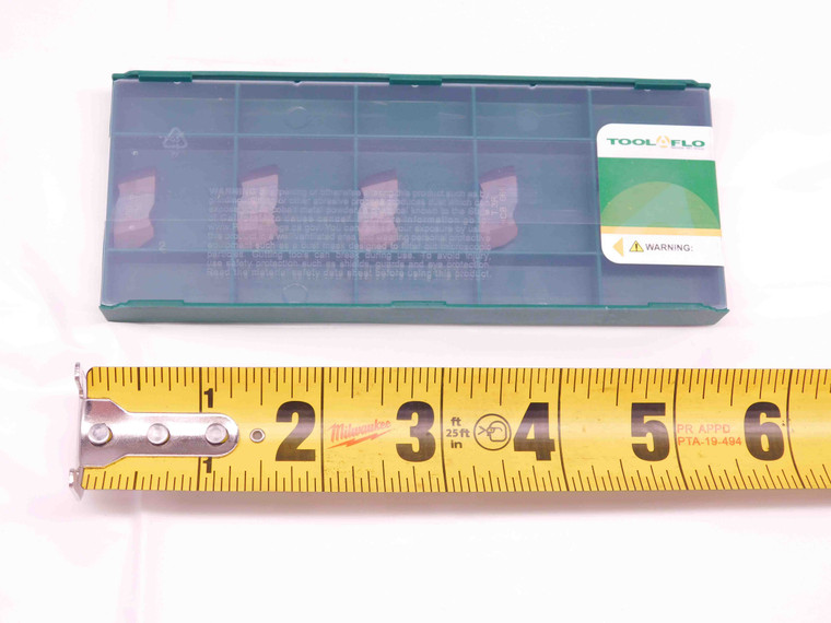 5pcs TOOL FLO FLT-3R-HCB AC50C TiAlN CARBIDE INSERTS 6-20 EXT TPI / 5-12 INT TPI - DM0101TFLO