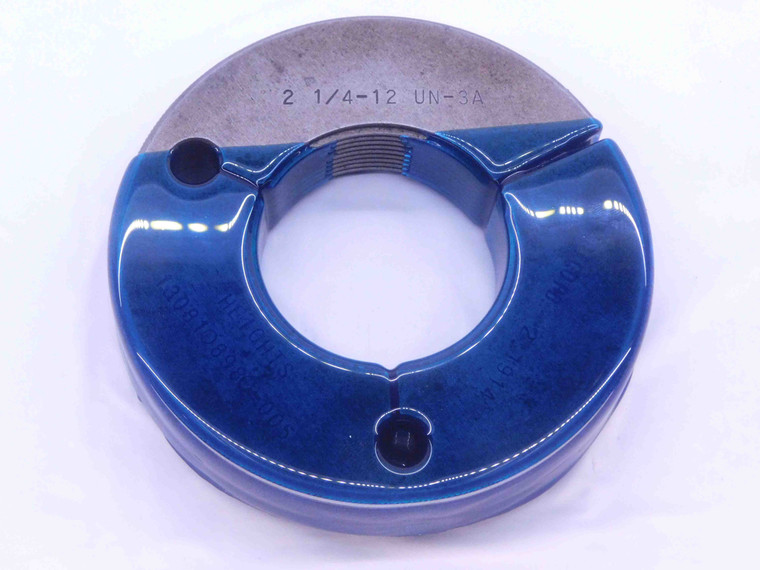 2 1/4 12 UN 3A THREAD RING GAGE 2.25 2.250 2.2500 NO GO ONLY P.D. = 2.1914 CHECK - DW35011LVR