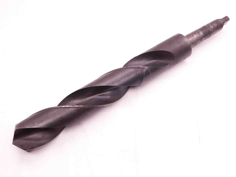 LSI 2 3/16 O.D. HSS TWIST DRILL BIT MORSE TAPER #4 SHANK 10 1/2 LOC 2.1875 MT4