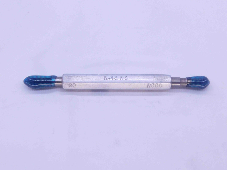 6 48 UNS 2B THREAD PLUG GAGE #6 .138 .1380 GO NO GO P.D.'S = .1245 & .1279 CHECK - DW34954CT4