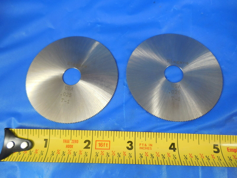 2PC NEW NIAGARA 2 1/2 X .025 X 1/2 JEWELERS SAW BLADE CUTTER 190 TEETH EDP 15022