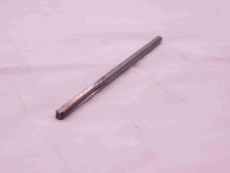 L&I 0.1225 OD HSS REAMER STRAIGHT 4 FL .1225 1/8 .1250 -.0025 UNDERSIZE 3 mm - EA0127BD4