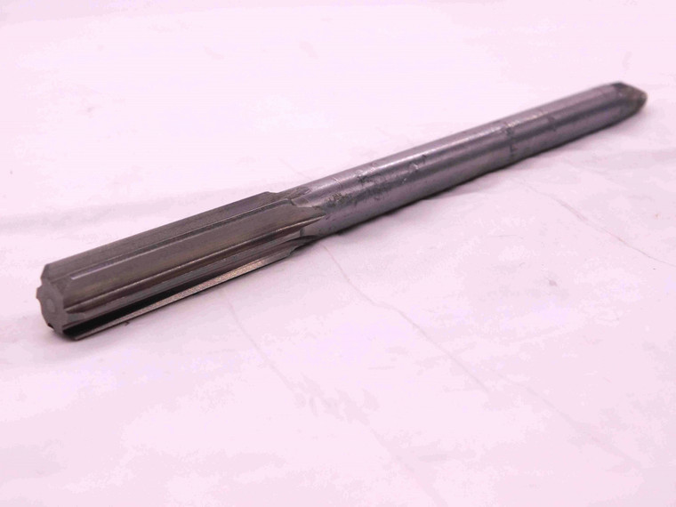 0.4366 OD HSS CHUCKING REAMER 6 FLUTE .4366 7/16 .4375 -.0009 UNDERSIZE 11 mm - EA0156BD4