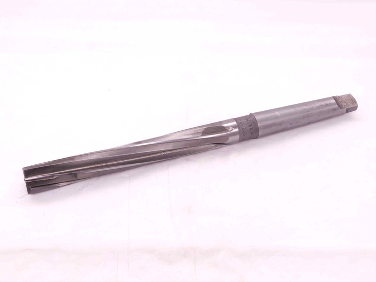 0.687 OD HSS CARBIDE TIPPED REAMER MT2 SHANK SPIRAL .687 .6870 .6875 UNDERSIZE - EA0255LVR